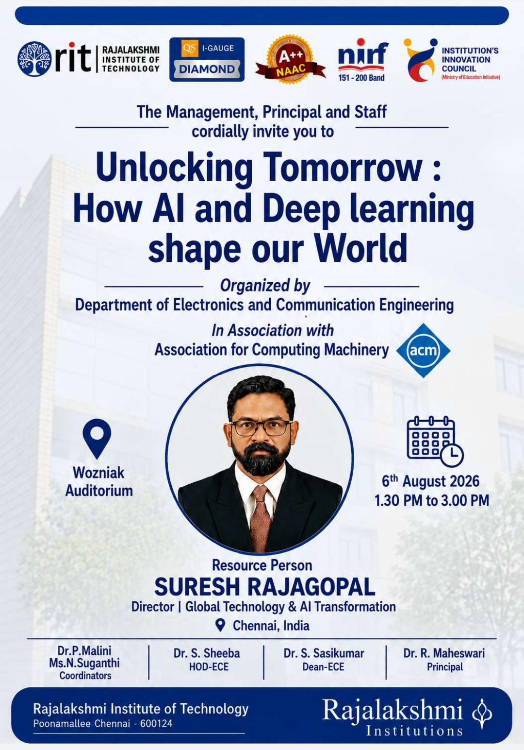 Unlocking Tomorrow Event Poster